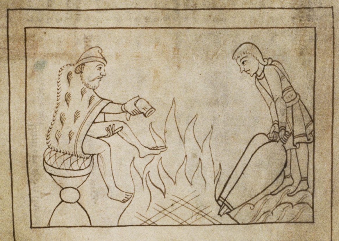 Bodleian Library MS. Bodl. 614 f. 4r, England, ca. 1140-1160.