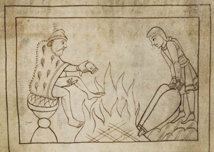 Bodleian Library MS. Bodl. 614 f. 4r, England, ca. 1140-1160.