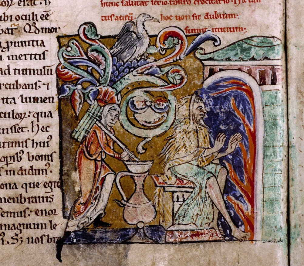 Légendier, Angers, BM, 0807 (0723) f. 85v, France, ca. 1150-1200.