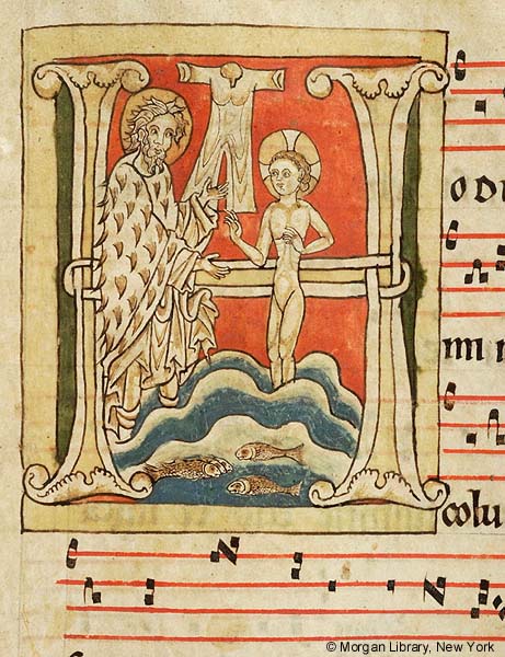 Antiphonary, Morgan Library & Museum MS M.966 fol. 36r, France or Germany, ca. 1200.