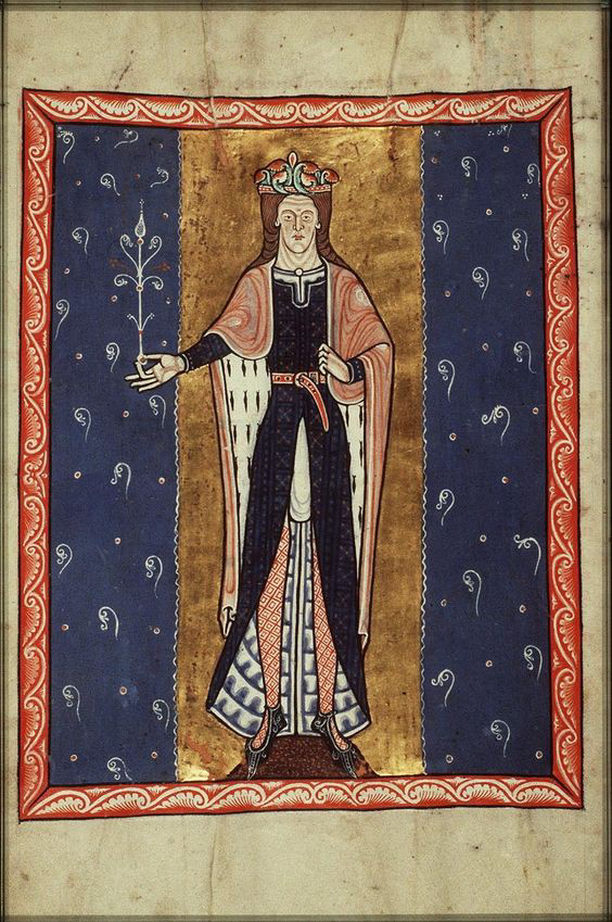 Psalter of Eleanor of Aquitaine, Den Haag, Koninklijke Bibliotheek, KW 76 F 13 f.4v, France, ca. 1180-1185.